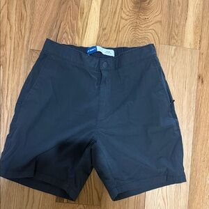 Old Navy Men's Charcoal Flat Front Shorts size small / slim